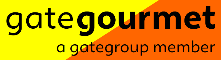 Gilet HV jaune avec logo noir "GATEGOURMET" - V8680 - Image 2