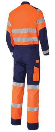 Combinaison Luklight orange/marine Classe 3 - V2341 - Image 2